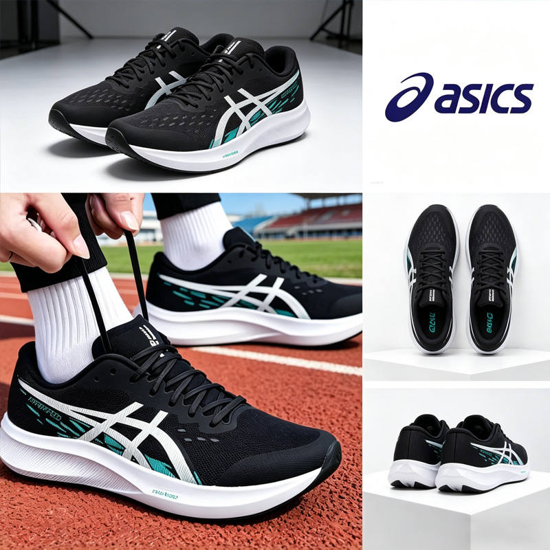 Table Tennis Shoes Asics - Asics Herren-Laufschuhe mit mittelhohem Schaft, leicht,