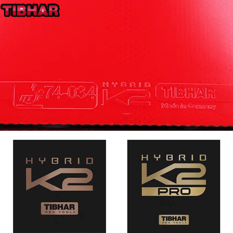 Table Tennis Hybrid Rubbers - TIBHAR HYBRID K2 K2 Pro klebrige