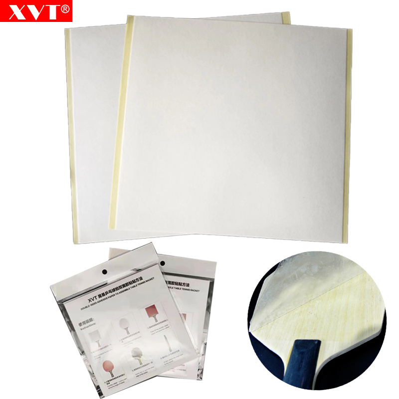 Table Tennis Club - XVT Tischtennis-Doppelseitiges Klebepapier, Ping-Pong-Gummi-Klebepapier, einfach zu