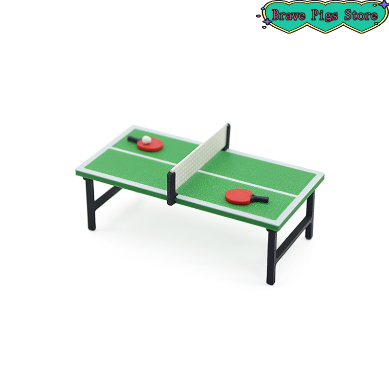 Table Tennis For Sale - 1:12 Miniatur Tischtennisschläger Modell Tischtennis Tischdekoration