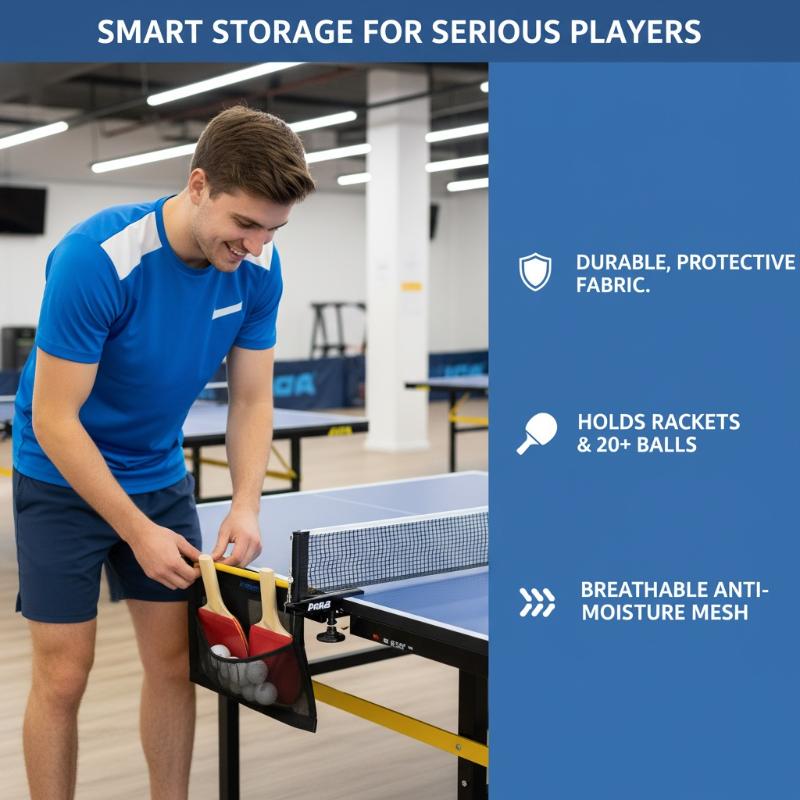 Table Tennis Or Tennis Table - Neuer Netz-Tischtennisballhalter mit großem Fassungsvermögen, Tischtennisball-Organizer