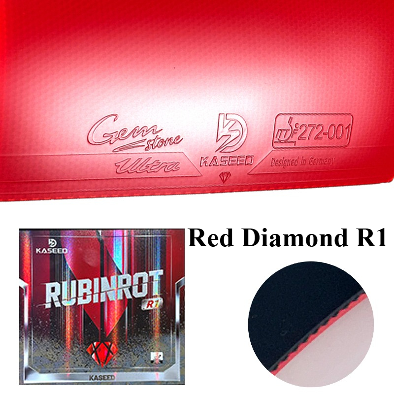 Table Tennis For Sale - KASEED Red Diamond R1 Tischtennisbelag mit