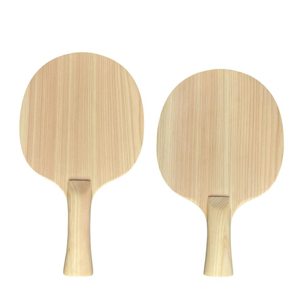 Table Tennis Club - Einlagiges Hinoki-Massivholz Tischtennisschläger-Holz 8mm Ping-Pong-Schläger FL