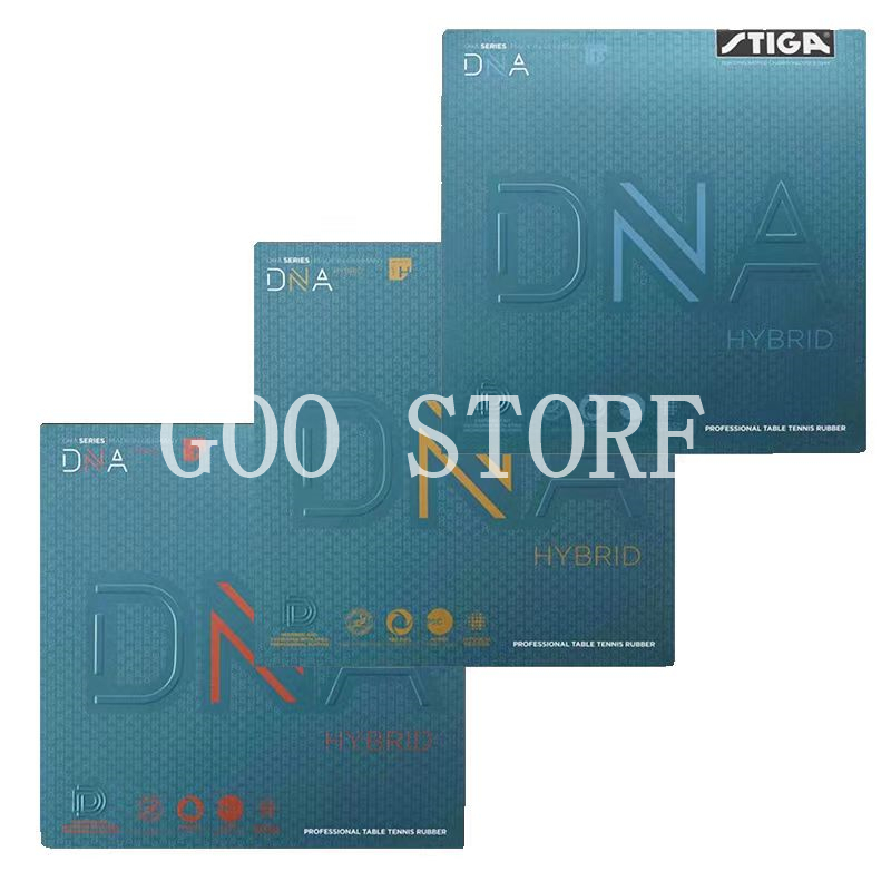 Table Tennis Hybrid Rubbers - Stiga DNA Hybrid Tischtennis Gummi profession