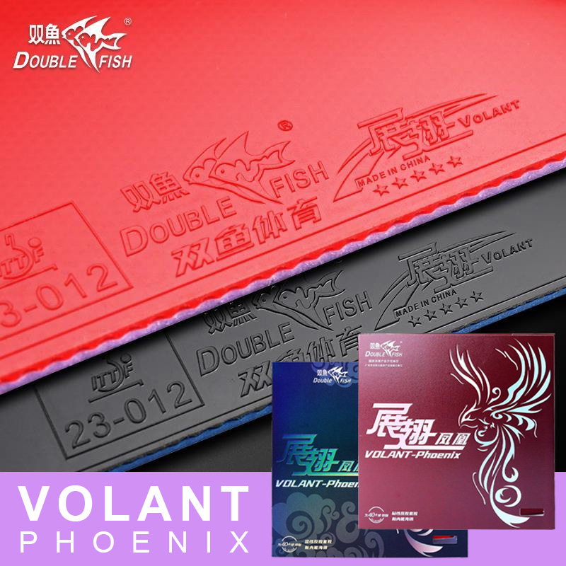 Table Tennis Club - DOUBLE FISH Volant Phoenix Tischtennis-Gummi, klebrige