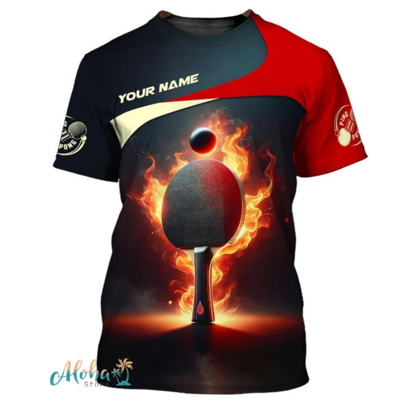 Table Tennis Daily - Voller Druck Ping Pong T-shirts Für