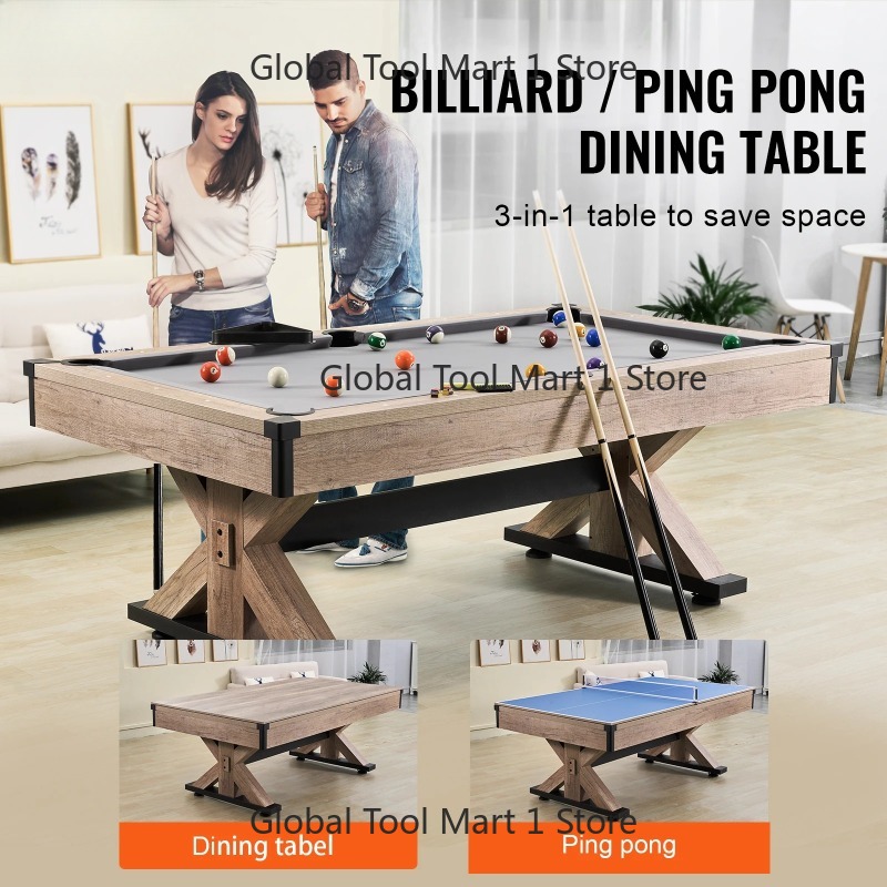 VEV-OR 7ft 3-in-1 Billardtisch – Table Tennis Or Tennis Table Bewertung und Preis