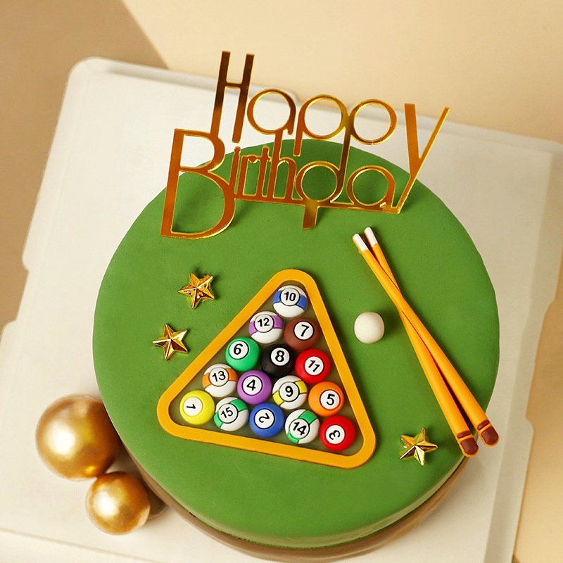 Billard Ball Kuchen Dekoration – Table Tennis For Sale Bewertung und Preis